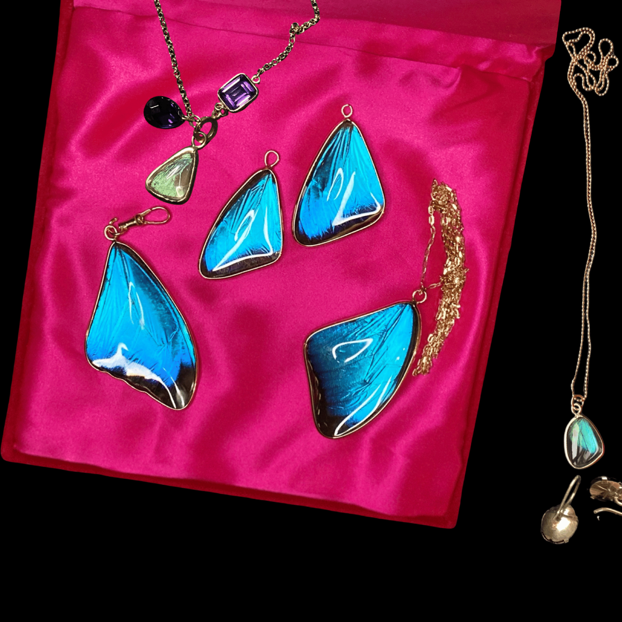 Blue Morpho Pendant, Small - Image 23