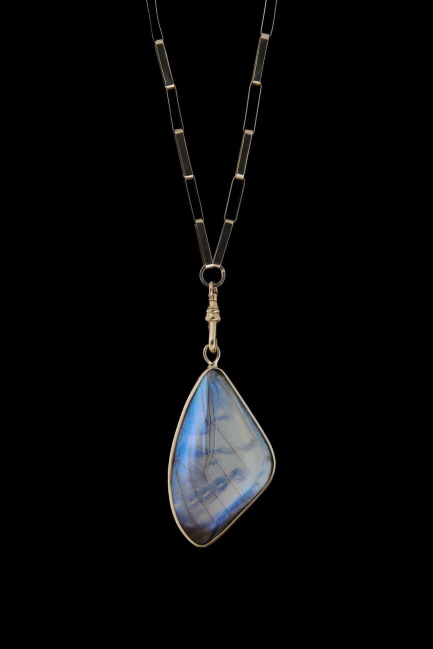 The “It’s Complicated” Necklace Blue Morpho Jewelry