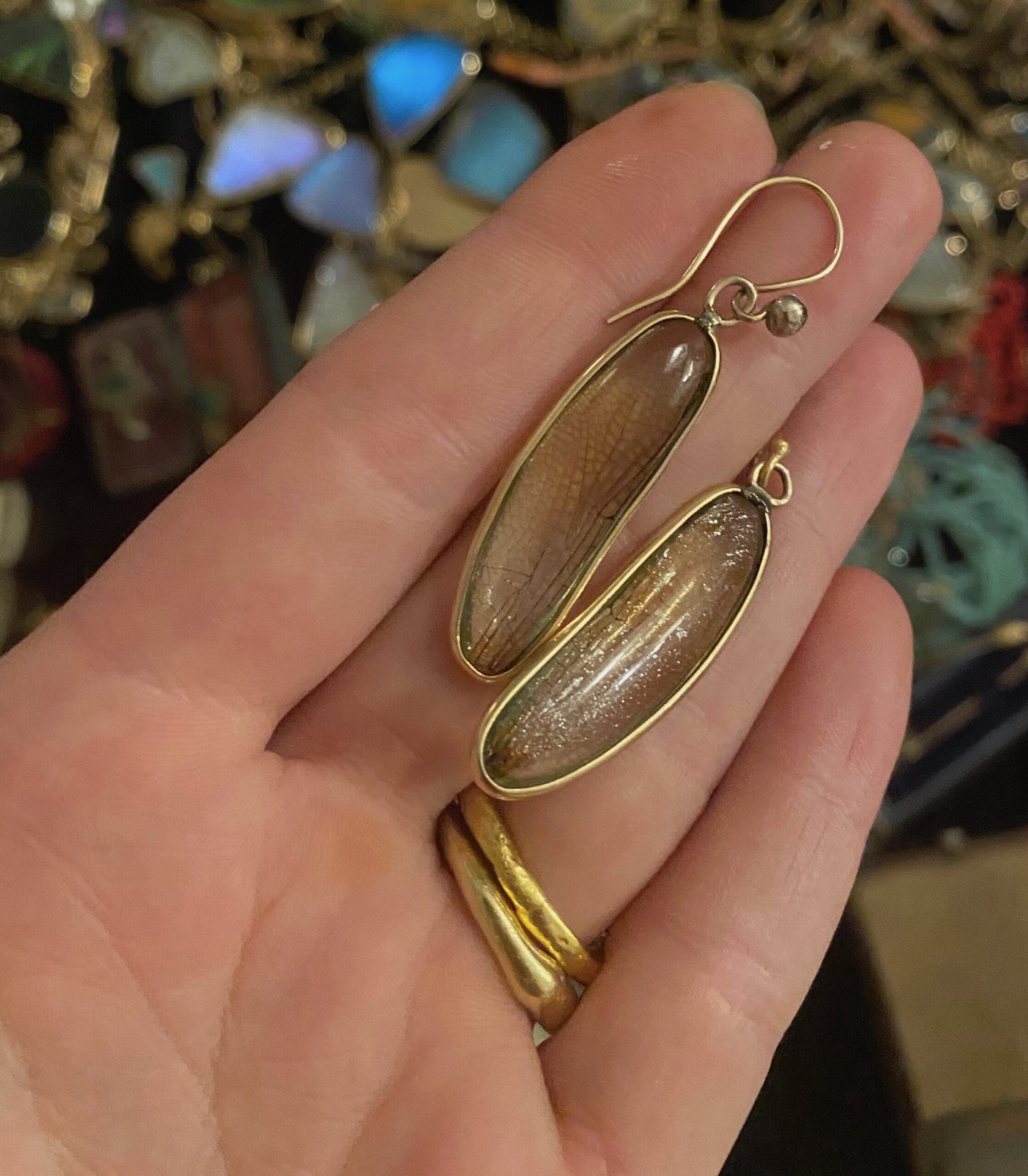 Dragonfly Wing Earrings - Image 7