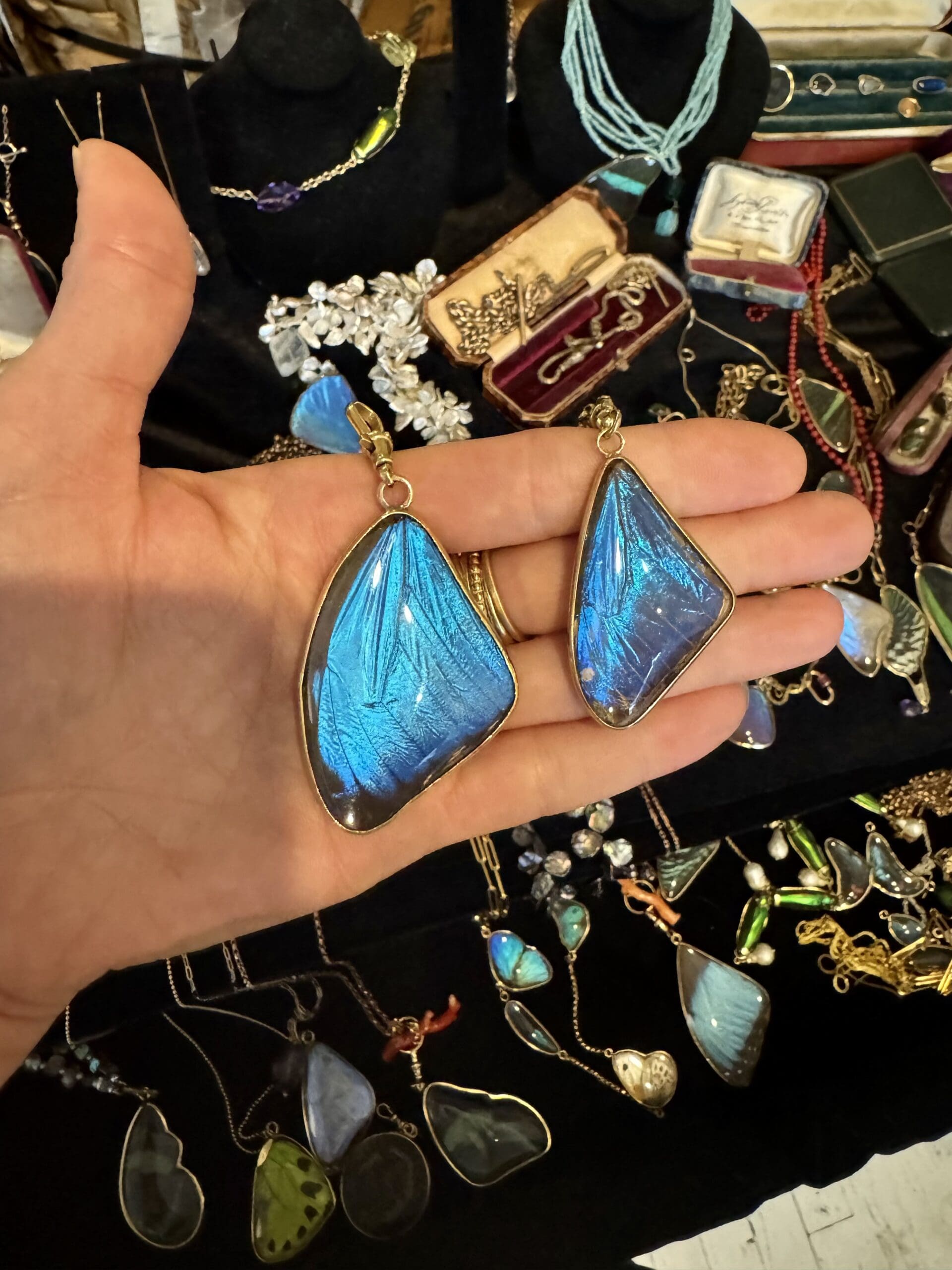 Blue Morpho Pendant, Small - Image 24