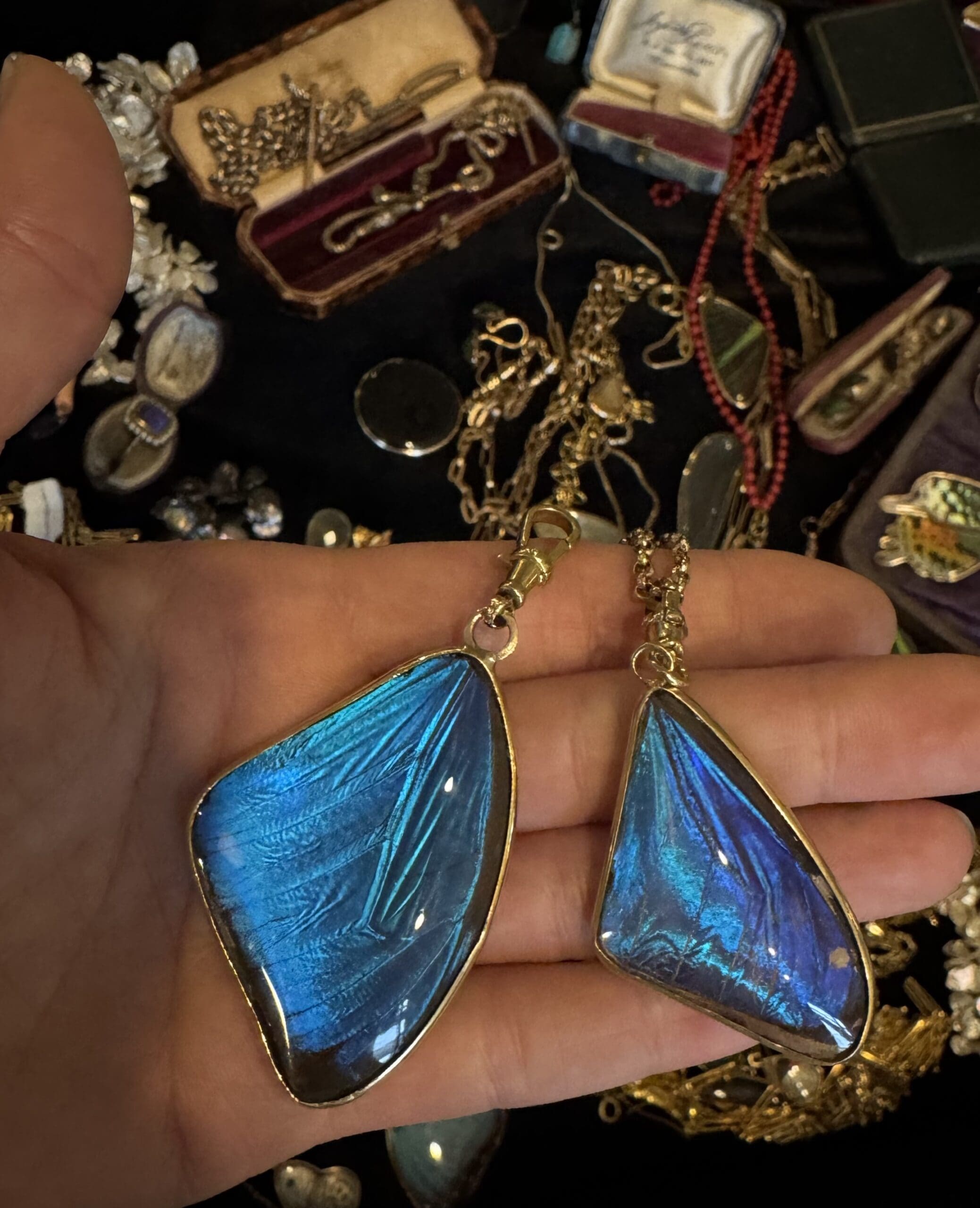 Blue Morpho Pendant, Small - Image 25
