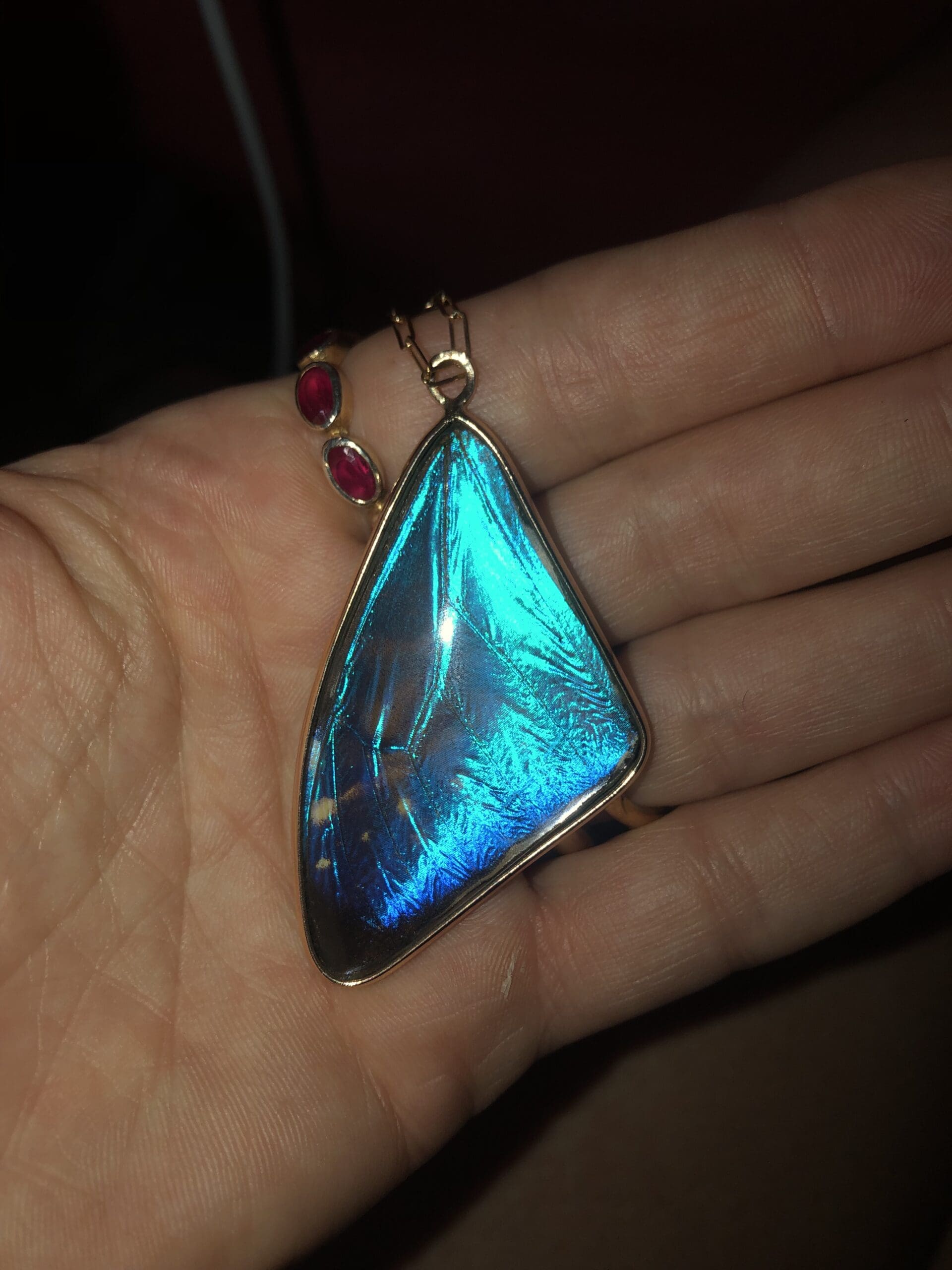 Blue Morpho Pendant, Small - Image 26