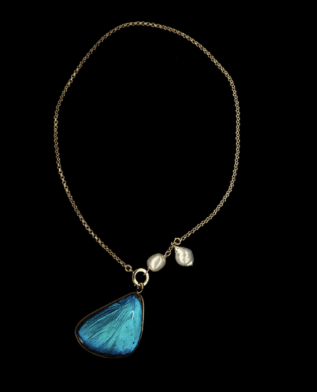 14k Gold Baby Rolo Chain with Pearls or Amethysts - Image 3