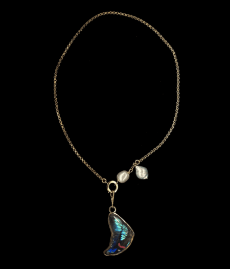 14k Gold Baby Rolo Chain with Pearls or Amethysts - Image 6