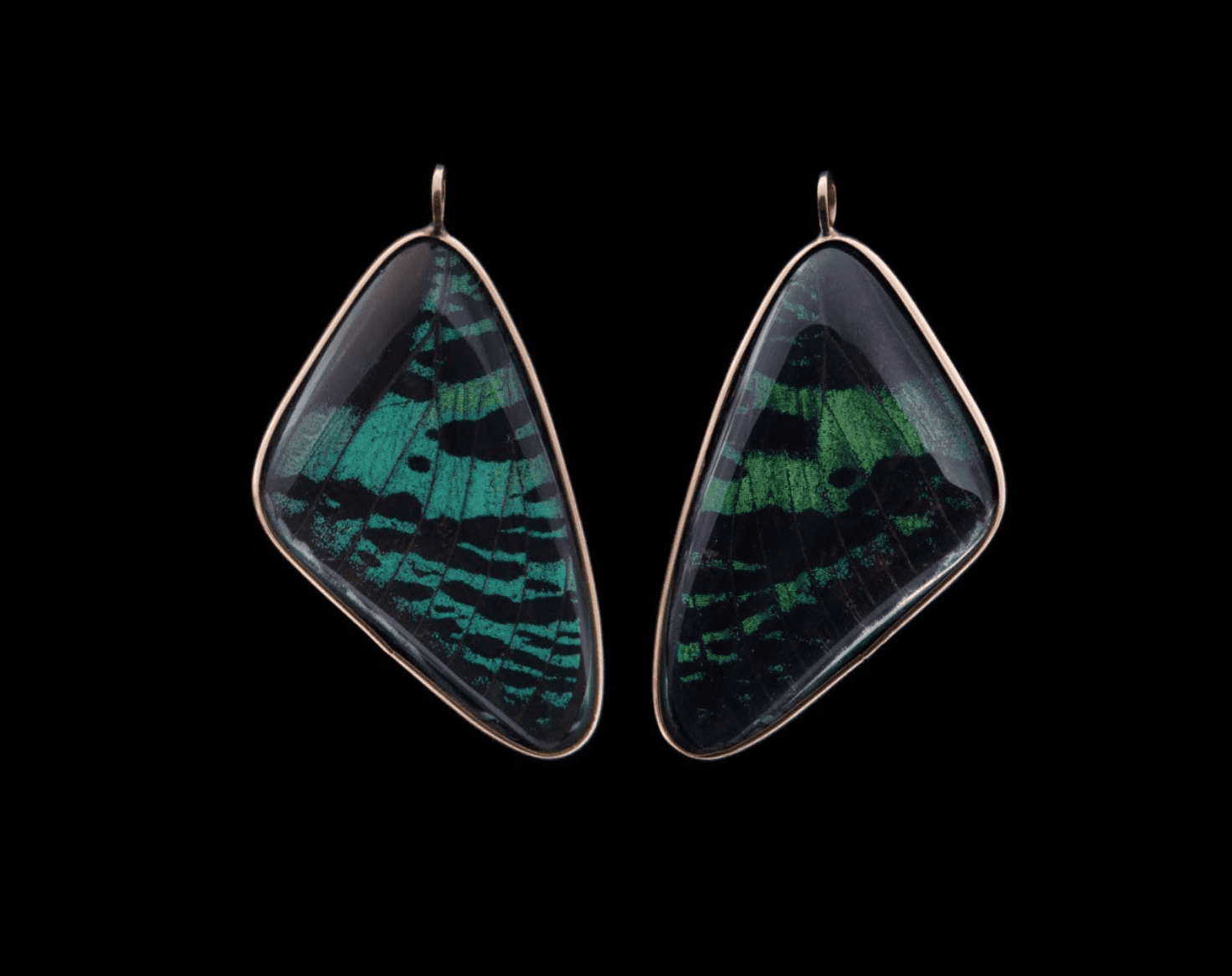 Green Sunset Moth Pendant - Image 2