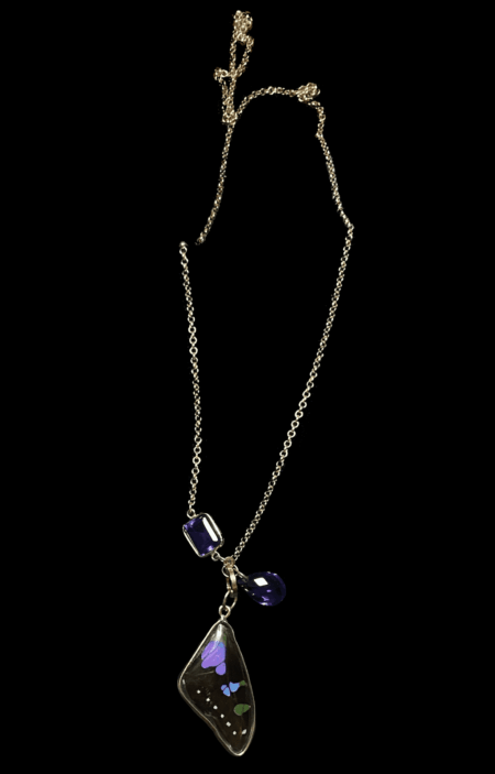 14k Gold Baby Rolo Chain with Pearls or Amethysts - Image 7