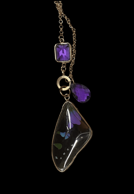 14k Gold Baby Rolo Chain with Pearls or Amethysts - Image 8