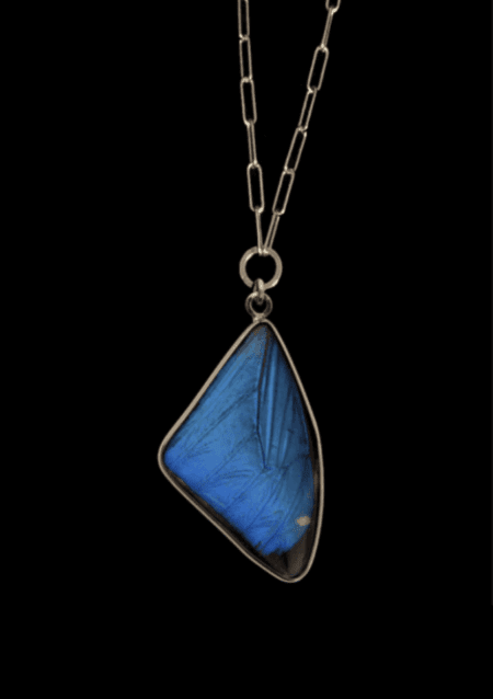 Blue Morpho Pendant, Small