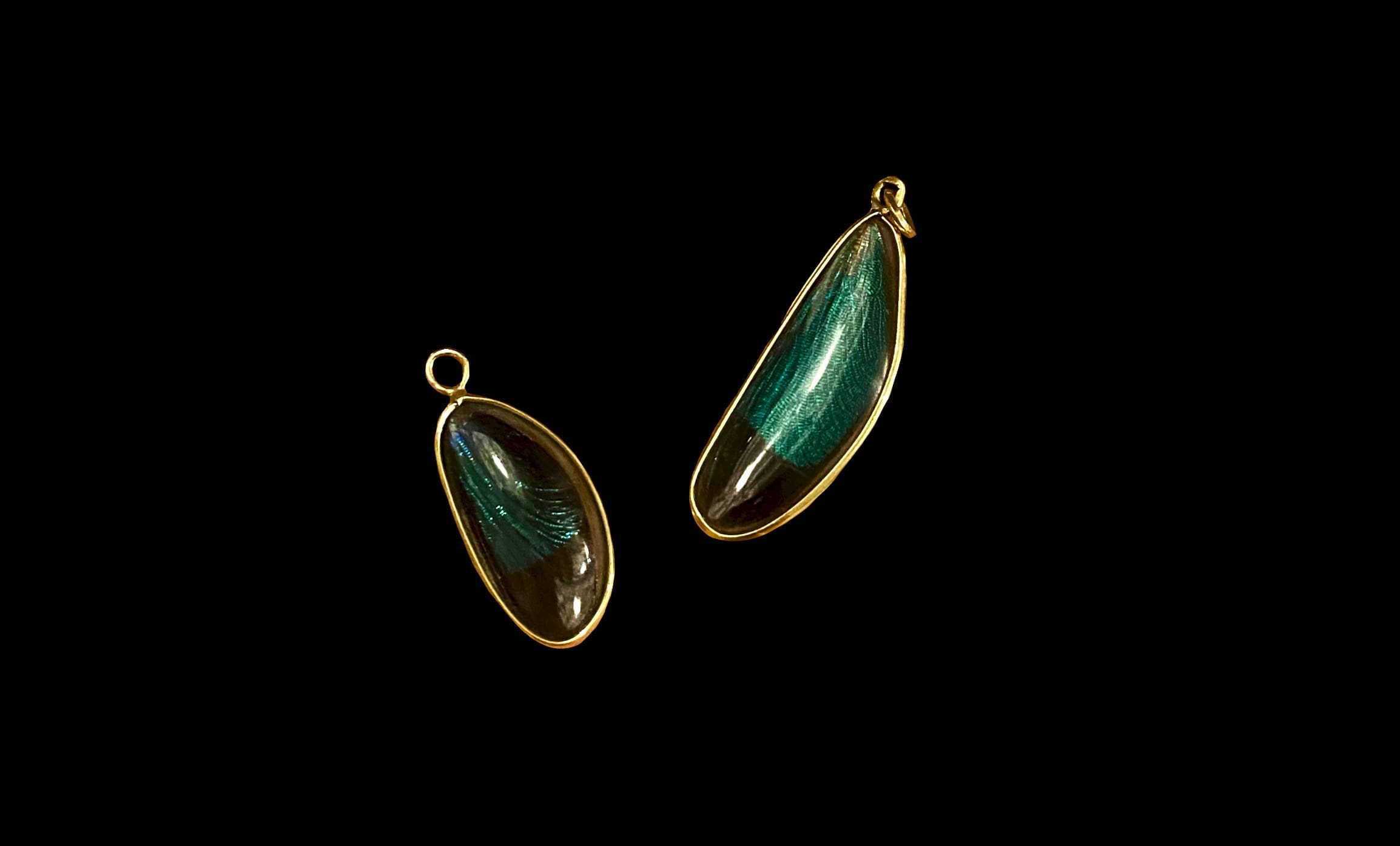 Blue Damselfly Wing Earrings and Pendants - Image 6